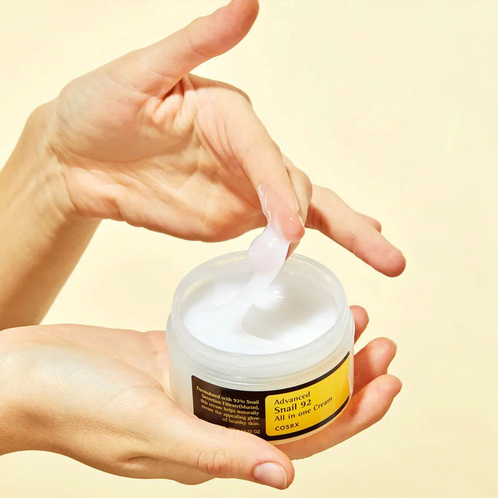 Crème sérum visage à la bave d’escargot