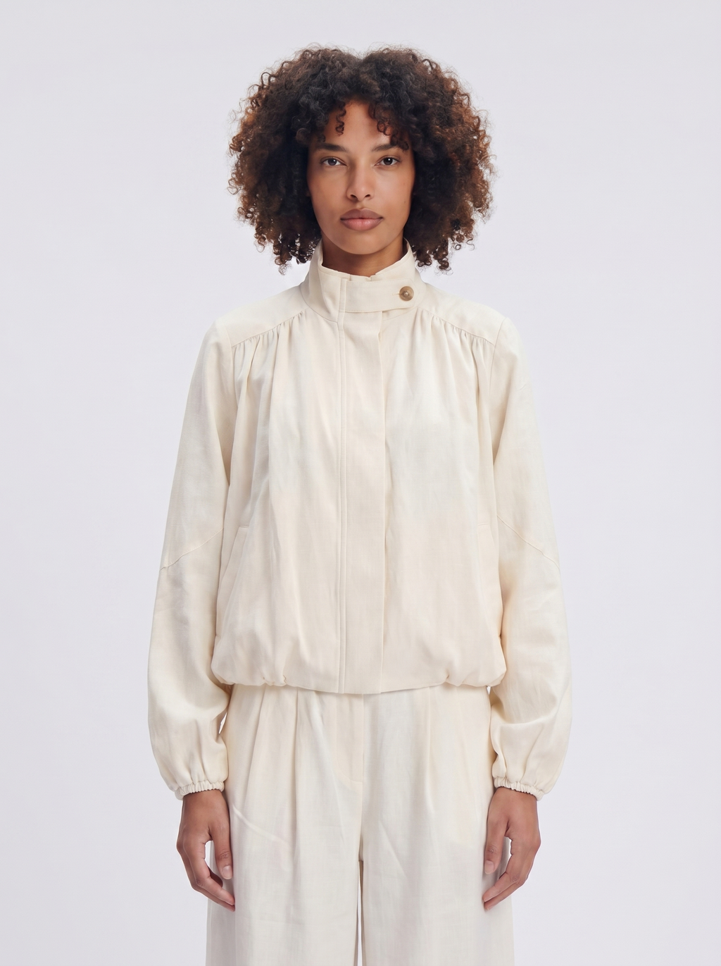Blouson Col Montant