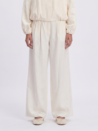 Pantalon Large À Pinces